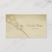 Berufliche Blume der Goldschere Visitenkarte (Vorderseite)