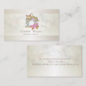 Berufliche Blumensägemaschine Kat Bokeh Visitenkarte (Vorne/Hinten)