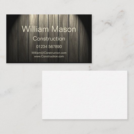 Berufliche Bodenbelag/Carpenter-Visitenkarte Visitenkarte (Vorne/Hinten)