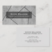 Berufliche Bodenbelag- und TilerVisitenkarte Telefonnummerkarte (Vorne/Hinten)