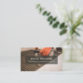 Berufliche Bodenbelag- und TilerVisitenkarte Visitenkarte (Stehend Vorderseite)