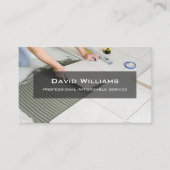 Berufliche Bodenbelag- und TilerVisitenkarte Visitenkarte (Vorderseite)