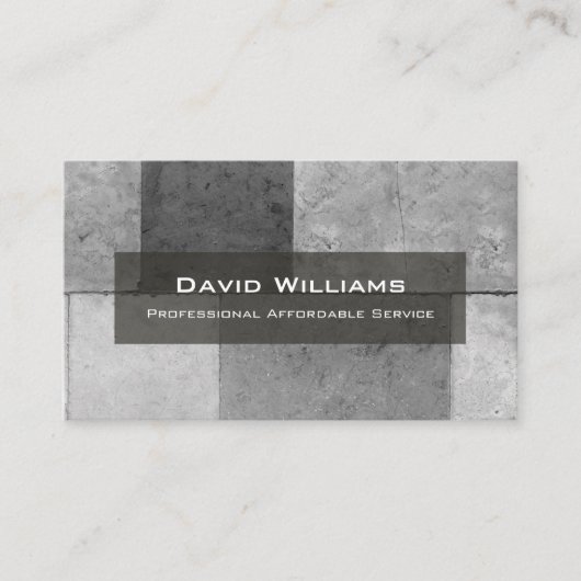 Berufliche Bodenbelag- und TilerVisitenkarte Visitenkarte (Vorderseite)
