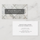 Berufliche Bodenbelag- und TilerVisitenkarte Visitenkarte (Vorne/Hinten)