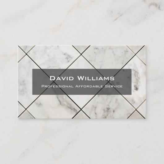 Berufliche Bodenbelag- und TilerVisitenkarte Visitenkarte (Vorderseite)