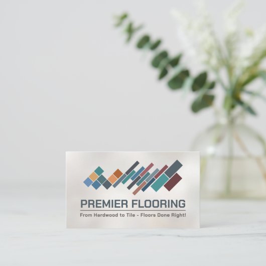 Berufliche Bodendienste - Bodeninstallation Visitenkarte (Stehend Vorderseite)