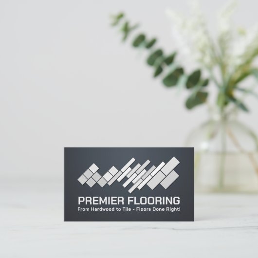 Berufliche Bodendienste - Bodeninstallation Visitenkarte (Stehend Vorderseite)