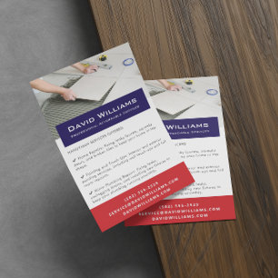 Berufliche Bodendienste und Tiler-Handyman Flyer