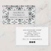 Berufliche Bodenverkleidung Visitenkarte (Vorne/Hinten)