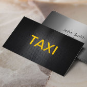 Berufliche Bold Taxi Business Card Visitenkarte