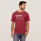 Berufliche botanische Definition T-Shirt (Vorne ganz)