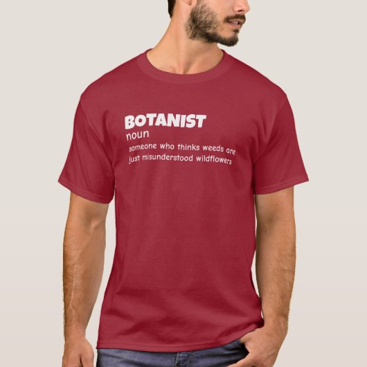 Berufliche botanische Definition T-Shirt (Vorderseite)