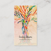 Berufliche botanische Visitenkarte (Vorderseite)