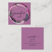 Berufliche Boutique Mimetic Camouflage Militär Quadratische Visitenkarte (Vorne/Hinten)