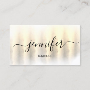 Berufliche Boutique Shop Artist 3D Gold  Visitenkarte