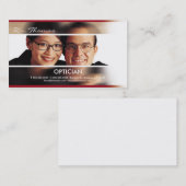 Berufliche Brillen Optiker Visitenkarten Visitenkarte (Vorne/Hinten)