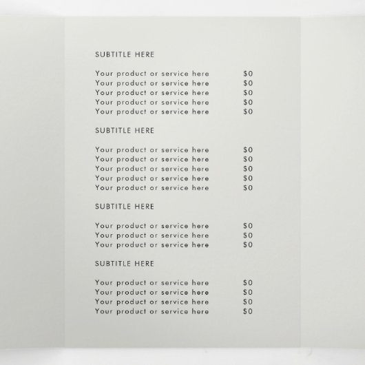 Berufliche Broschüre "Grau geflochten" (Innenseite Mitte)