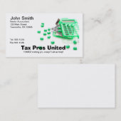 Berufliche - Buchhalter - CPA Geschäfts-Karte der Visitenkarte (Vorne/Hinten)