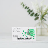 Berufliche - Buchhalter - CPA Geschäfts-Karte der Visitenkarte (Stehend Vorderseite)