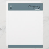 Berufliche Buchstaben Briefbogen (Vorne/Hinten)