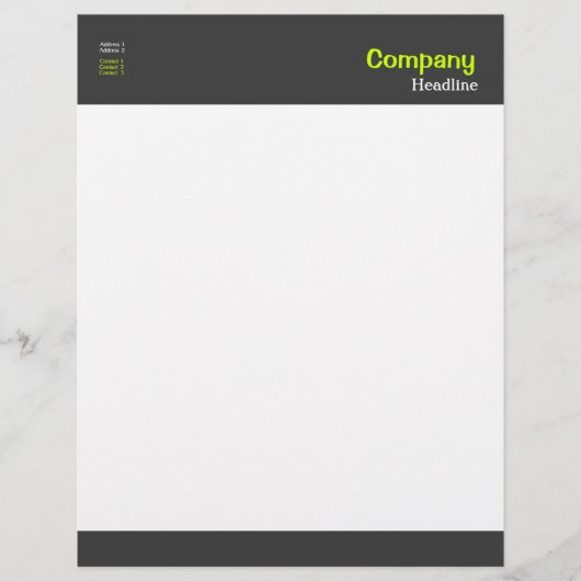 Berufliche Buchstaben Briefkopf (Vorderseite)