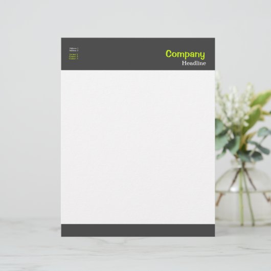 Berufliche Buchstaben Briefkopf (Stehend Vorderseite)