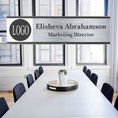 Berufliche Bürotür-Signatur SIlver-Namensplatte Türschild