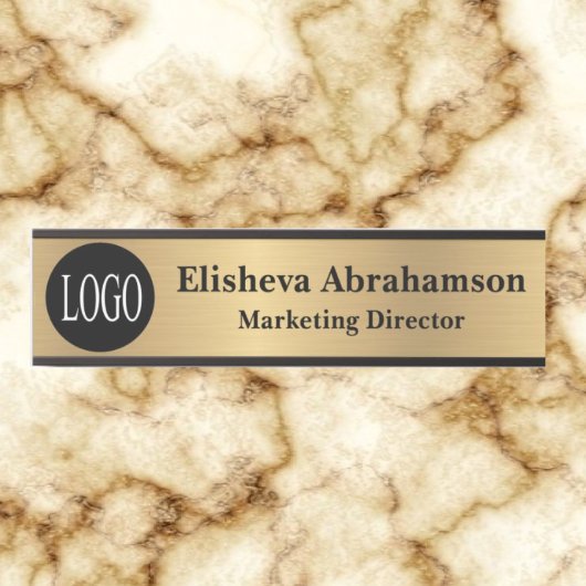 Berufliche Bürotür-Zeichen Gold-Namensplatte Türschild