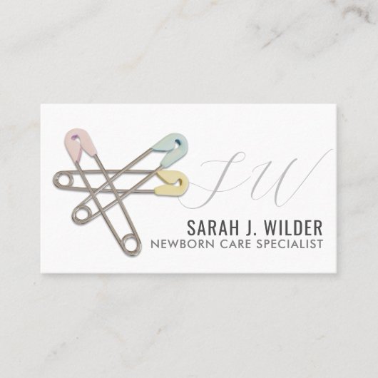 Berufliche Business Card des Neugeborenen-Betreuer Visitenkarte (Vorderseite)