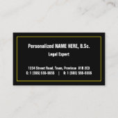 Berufliche Business Card Visitenkarte (Vorderseite)