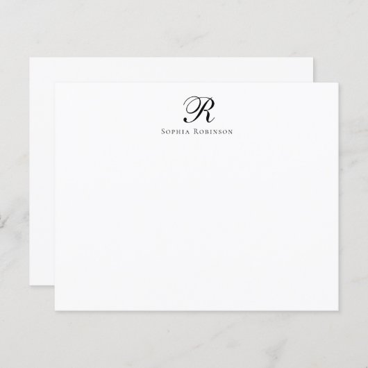 Berufliche Business Note Card (Vorne/Hinten)