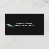 Berufliche Car & Van Hire-Visitenkarte Visitenkarte (Rückseite)