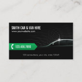 Berufliche Car & Van Hire-Visitenkarte Visitenkarte (Vorderseite)