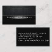 Berufliche Car-Visitenkarten für Kohlenstofffaser Visitenkarte (Vorne/Hinten)