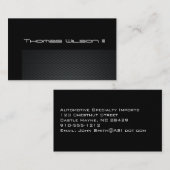 Berufliche Car-Visitenkarten für Kohlenstofffaser Visitenkarte (Vorne/Hinten)