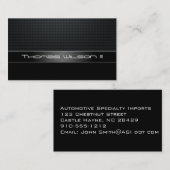 Berufliche Car-Visitenkarten für Kohlenstofffaser Visitenkarte (Vorne/Hinten)