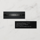 Berufliche Carbon Fiber Slim-Visitenkarten Mini Visitenkarte (Vorne/Hinten)