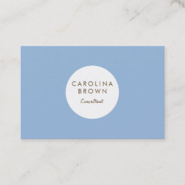 Berufliche Carolina Blue Business Card Visitenkarte