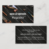 Berufliche Carpenter-/Carpentry-Werkzeuge Visitenkarte (Vorne/Hinten)