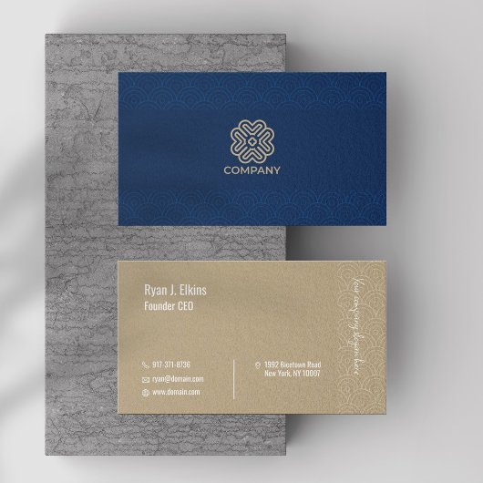 Berufliche CEO & Founder Business Card Visitenkarte