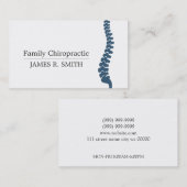 Berufliche Chiropraktik Visitenkarte (Vorne/Hinten)