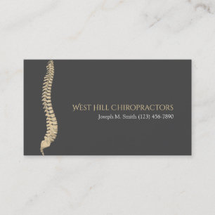 Berufliche Chiropraktikerkarte Visitenkarte