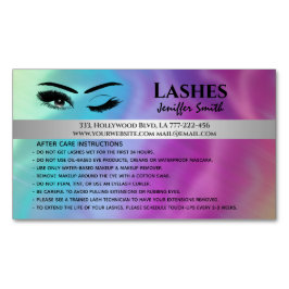 Berufliche chische holografische Lashes Magnetische Visitenkarte