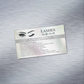 Berufliche chische holografische Lashes Magnetische Visitenkarte (Beispiel)