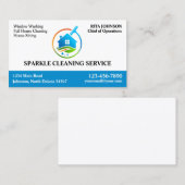 Berufliche Clearing-Visitenkarten mit Logo Visitenkarte (Vorne/Hinten)