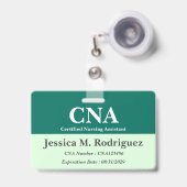 Berufliche CNA-ID ODER NAME Ausweis (Front with Retractable)