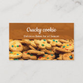 berufliche Cookies Foto Business Card Visitenkarte (Vorderseite)