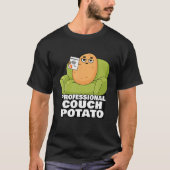 Berufliche Couch Potato Lazy Day Geschenk Funny Me T-Shirt (Vorderseite)