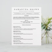 Berufliche cv moderne Jobanwendung (Stehend Vorderseite)