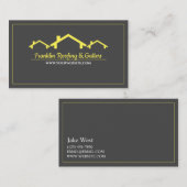 Berufliche Dach- und Gutscheinkarte Visitenkarte (Vorne/Hinten)